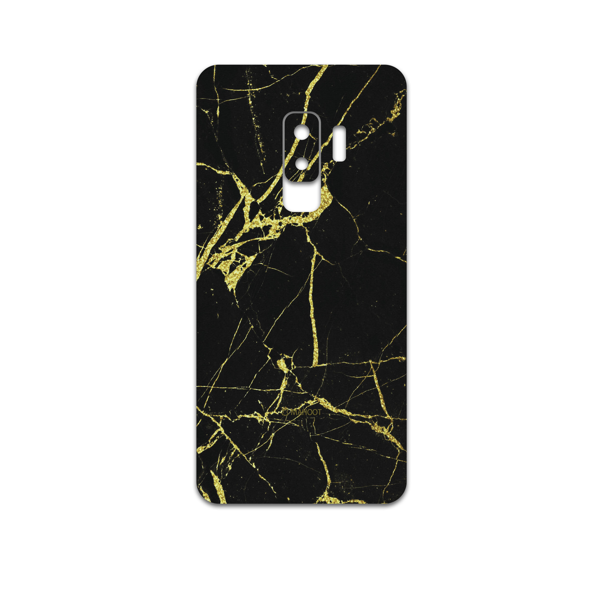 برچسب پوششی ماهوت مدل Graphite-Gold-Marble مناسب برای گوشی موبایل سامسونگ Galaxy S9 Plus