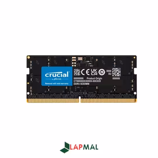 رم لپ تاپ DDR5 تک کاناله 5600 مگاهرتز CL46 کروشیال مدل CT16 ظرفیت 16 گیگابایت
فروشگاه اینترنتی تخصصی لپتاپ لپ مال