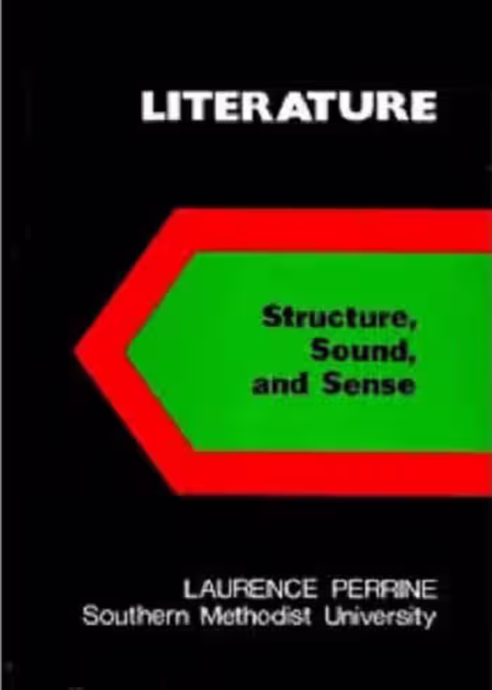 Literature Structure Sound and Sense