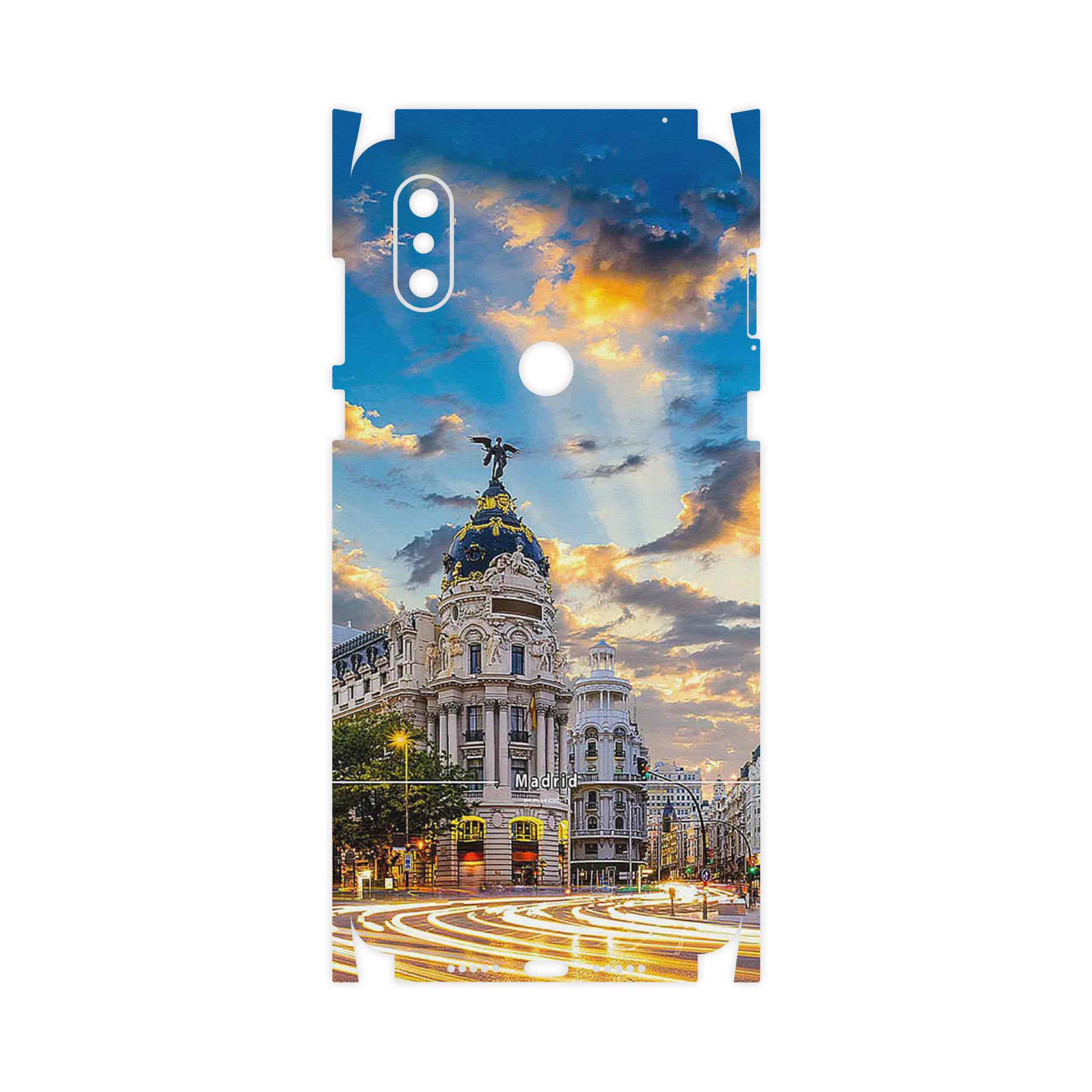 برچسب پوششی ماهوت مدل City of Madrid-FullSkin مناسب برای گوشی موبایل شیائومی Mi Mix 3