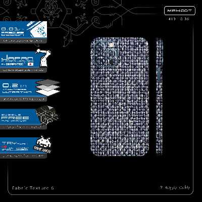 برچسب پوششی ماهوت مدل Fabric Texture 6-FullSkin مناسب برای گوشی موبایل اپل iPhone 12 Pro Max