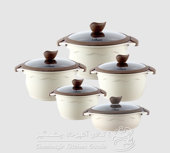 سرویس قابلمه یونیک 10 پارچه گرانیت مدل UN-8720