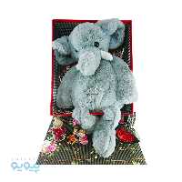 پک کادو ولنتاین عروسک فیل جلی کت