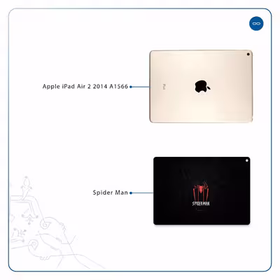 برچسب پوششی ماهوت مدل Spider-Man مناسب برای تبلت اپل iPad Air 2 2014 A1566