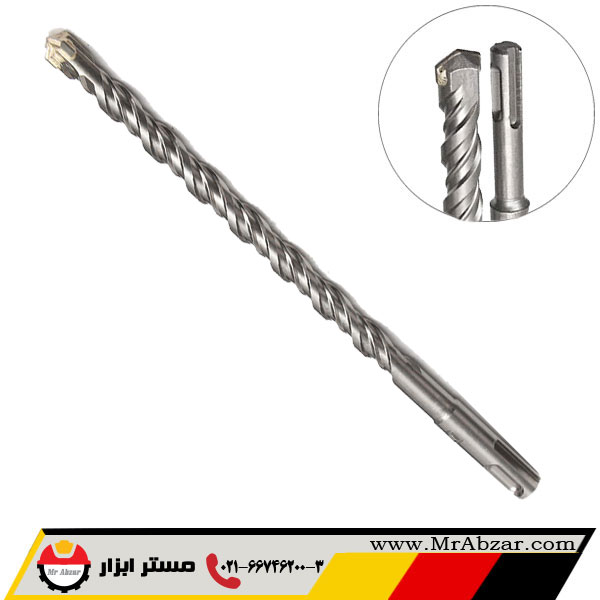 مته الماسه چهار شیار سایز 460×18 میلی متر