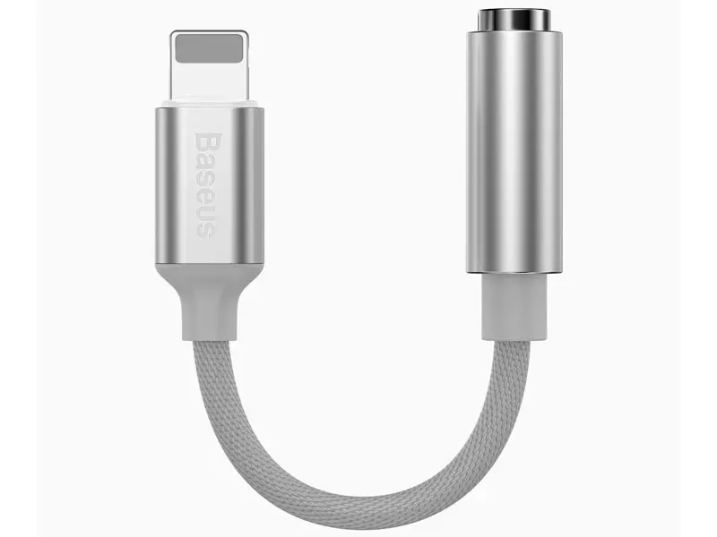 کابل تبدیل صدا Lightning به AUX باسئوس CALL3-02 طول 15 سانتی متر