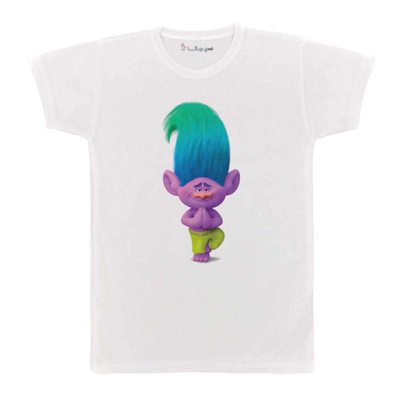 تی شرت بچگانه پرمانه طرح ترول ها کد pmt.4327