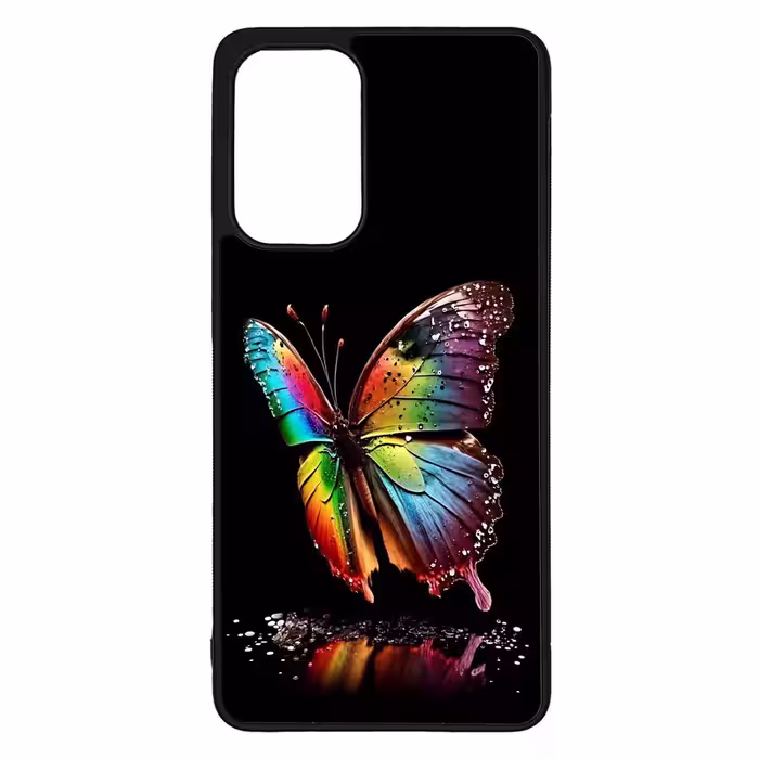 کاور طرح پروانه کد G-038 مناسب برای گوشی موبایل سامسونگ Galaxy A73 / A73 5G | دیجی قاب دونی