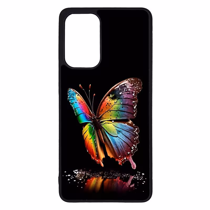 کاور طرح پروانه کد G-038 مناسب برای گوشی موبایل سامسونگ Galaxy A73 / A73 5G | دیجی قاب دونی