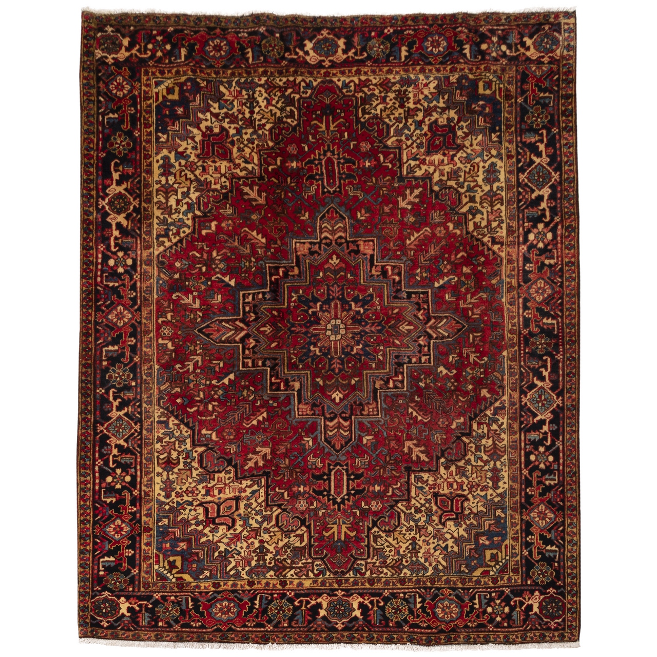 فرش قدیمی دستباف شش و نیم متری سی پرشیا کد 123136