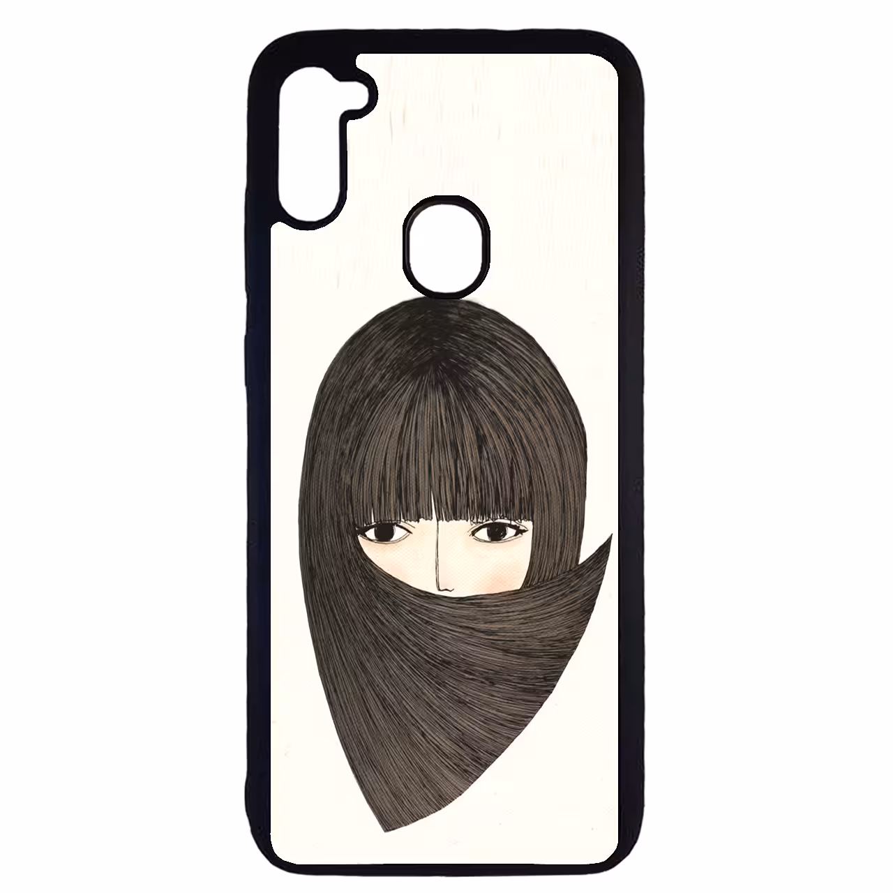 کاور طرح دختر کد 110646 مناسب برای گوشی موبایل سامسونگgalaxy a11