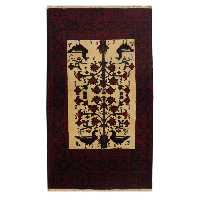 فرش دستبافت یک ونیم متری کد 1104450