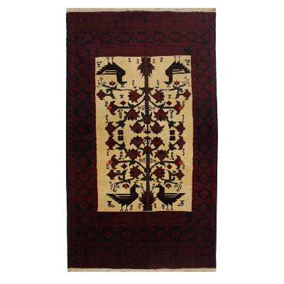 فرش دستبافت یک ونیم متری کد 1104450