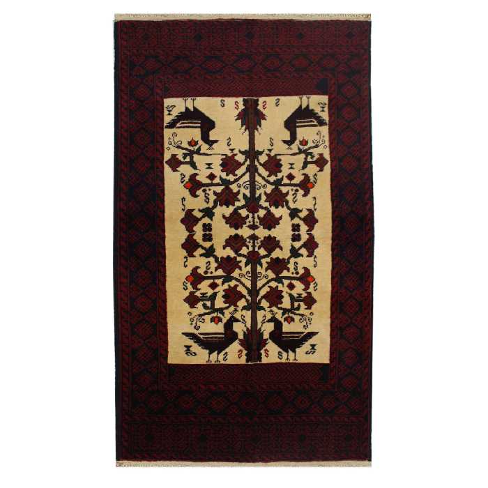 فرش دستبافت یک ونیم متری کد 1104450