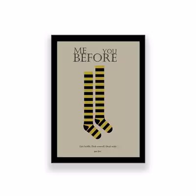 تابلو طرح فیلم me before you