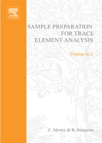 خرید و دانلود نسخه کامل کتاب Sample Preparation for Trace Element Analysis