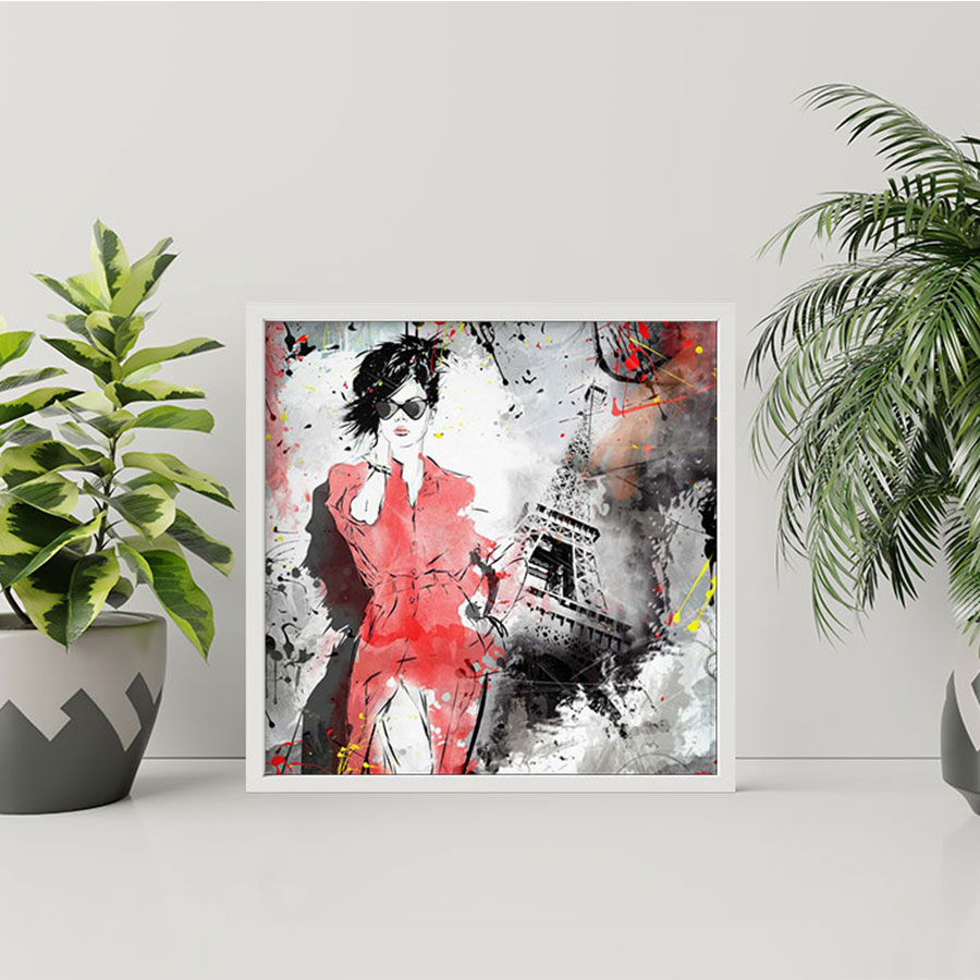 تابلو طرح دختر مدل EP516