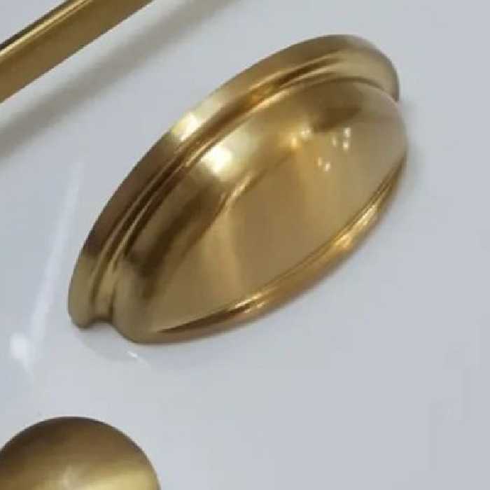 دستگیره کابینتی نیم دایره درجه یک سایز 64 میلیمتر طلامات