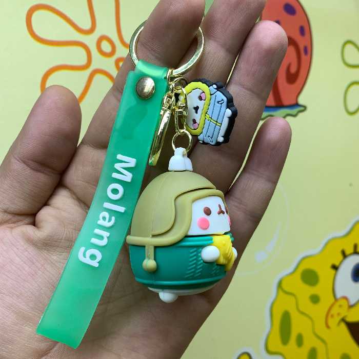 جاکلیدی مدل سیلیکونی طرح آدم برفی ماهیگیر