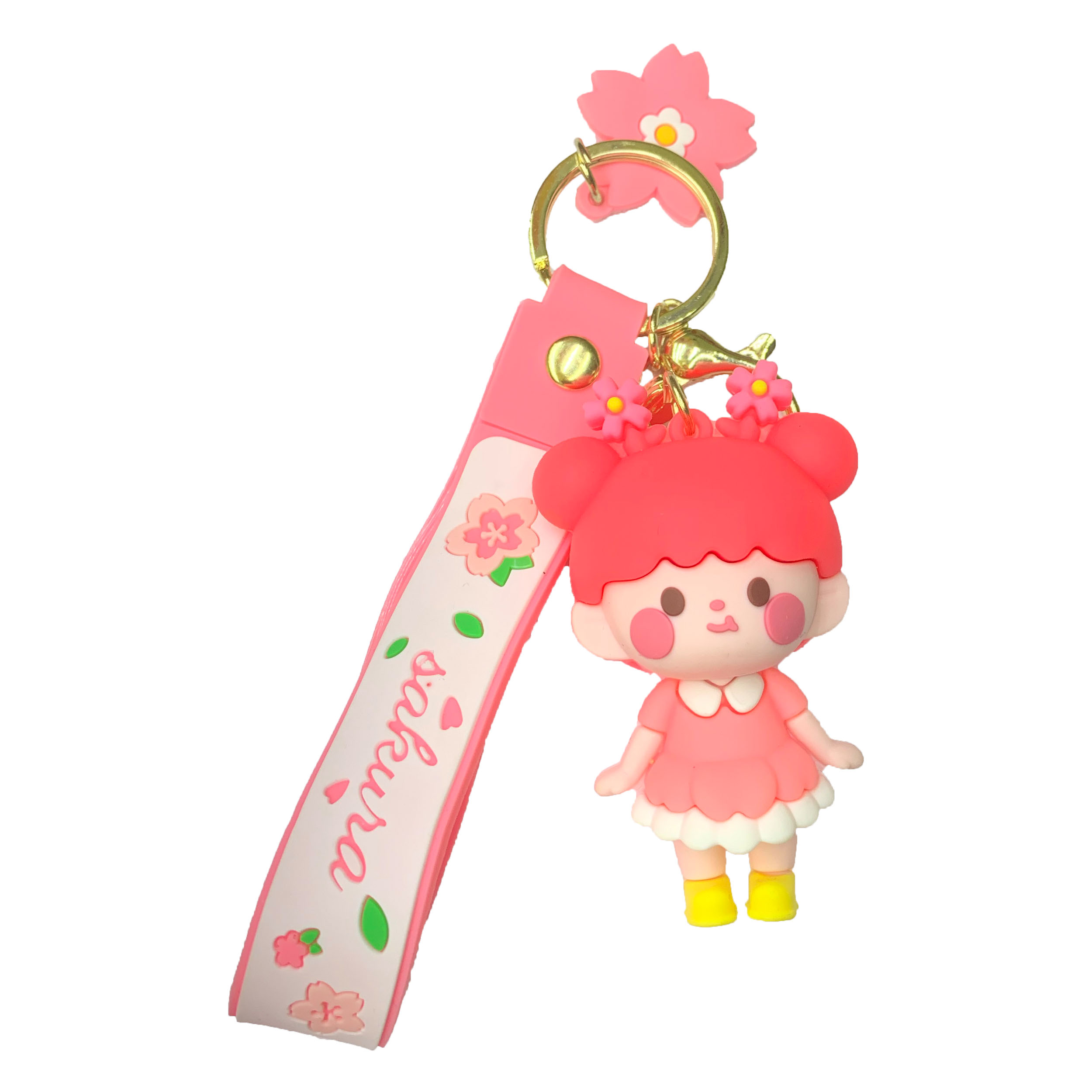 جاکلیدی مدل سیلیکونی طرح دختر مو خرگوشی