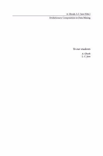 خرید و دانلود نسخه کامل کتاب Evolutionary Computation in Data Mining