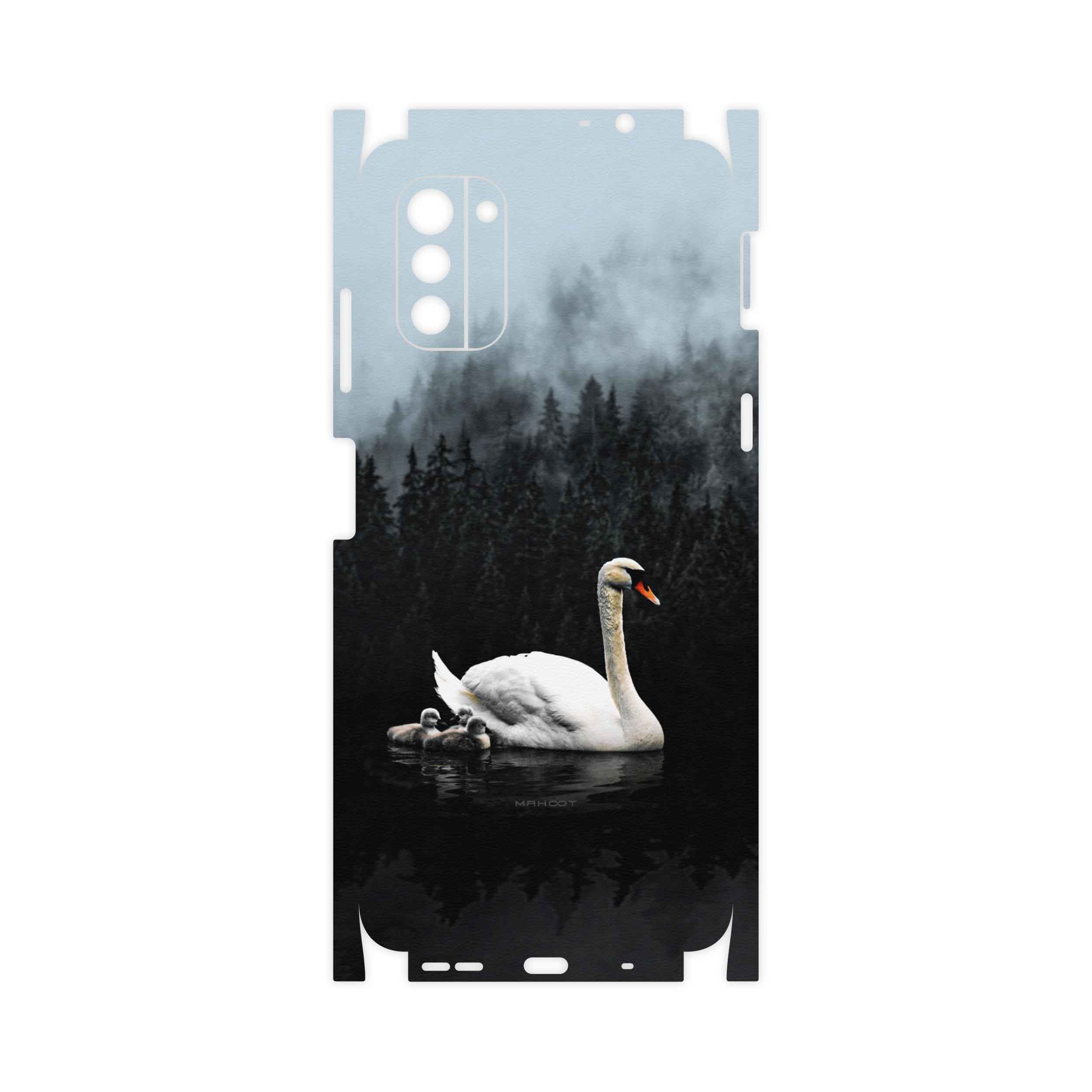 برچسب پوششی ماهوت مدل Swan-Lake-FullSkin مناسب برای گوشی موبایل نوکیا G21
