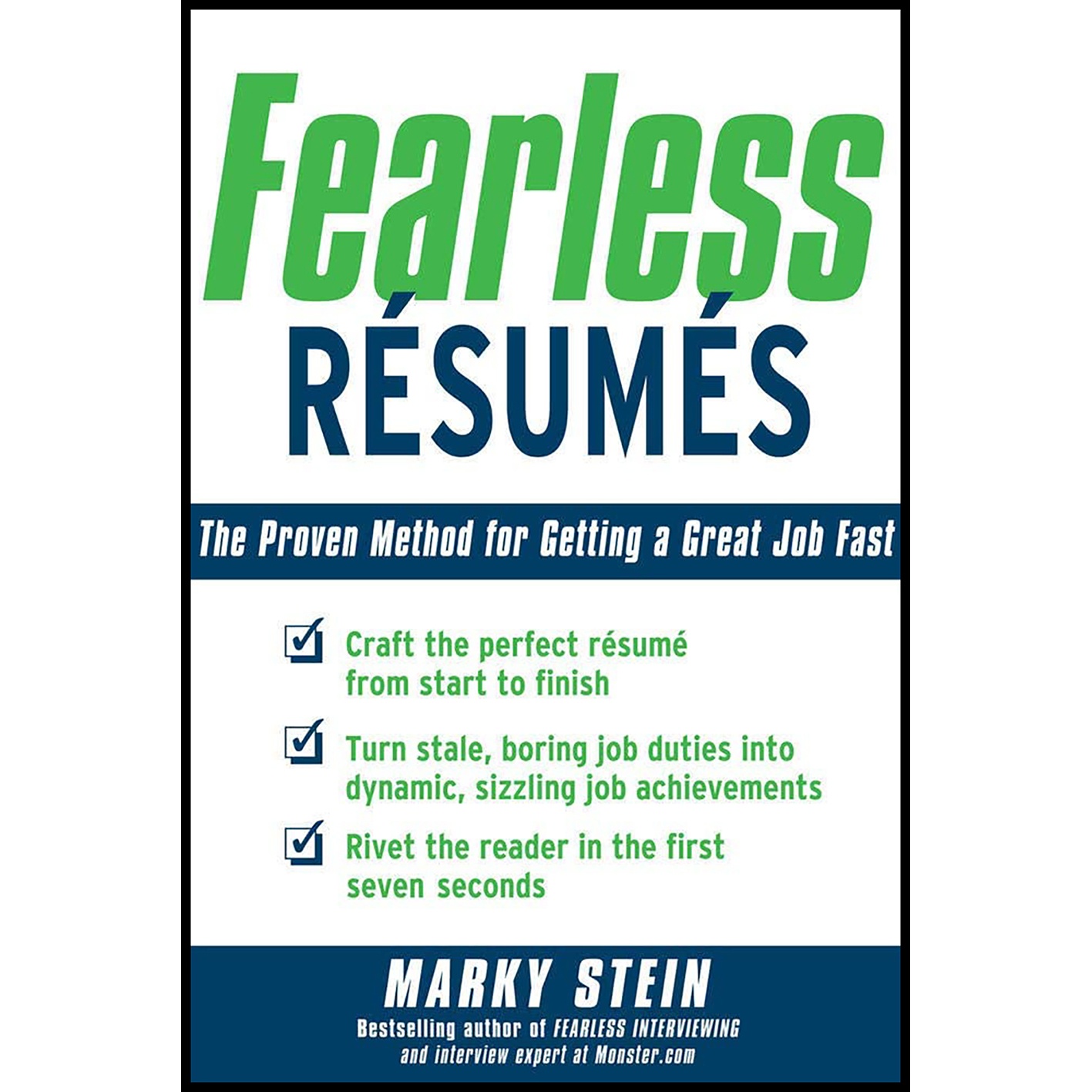 کتاب Fearless Resumes اثر Marky Stein انتشارات McGraw Hill