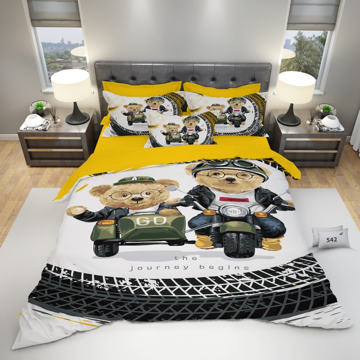 سرویس روتختی ایلا کد 542 یکنفره 4 تکه