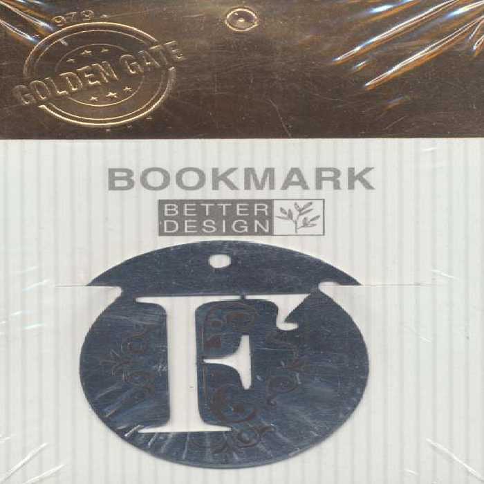 مجموعه نشانه کتاب حروف انگلیسی F (بوک مارک)،(4عددی،فلزی) - ناشربوک | خرید آنلاین کتاب