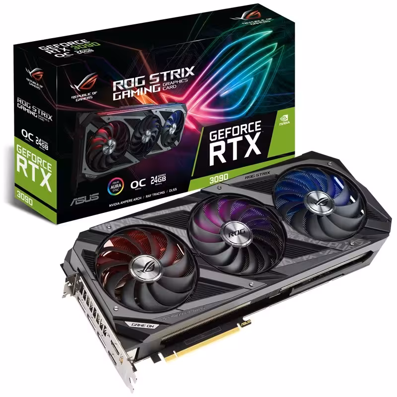 کارت گرافیک مدل RTX-3090 OC 24GB STRIX ASUS ایسوس
