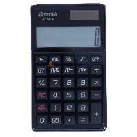 ماشین حساب جیبی مشکی 12 رقمی مدل AT-308B آتیما ATIMA