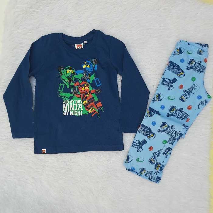 ست خانگی پسرانه هندوستان بلوز شلوار راحتی و خانگی پسرانه 3تا5 ساله وارداتی 