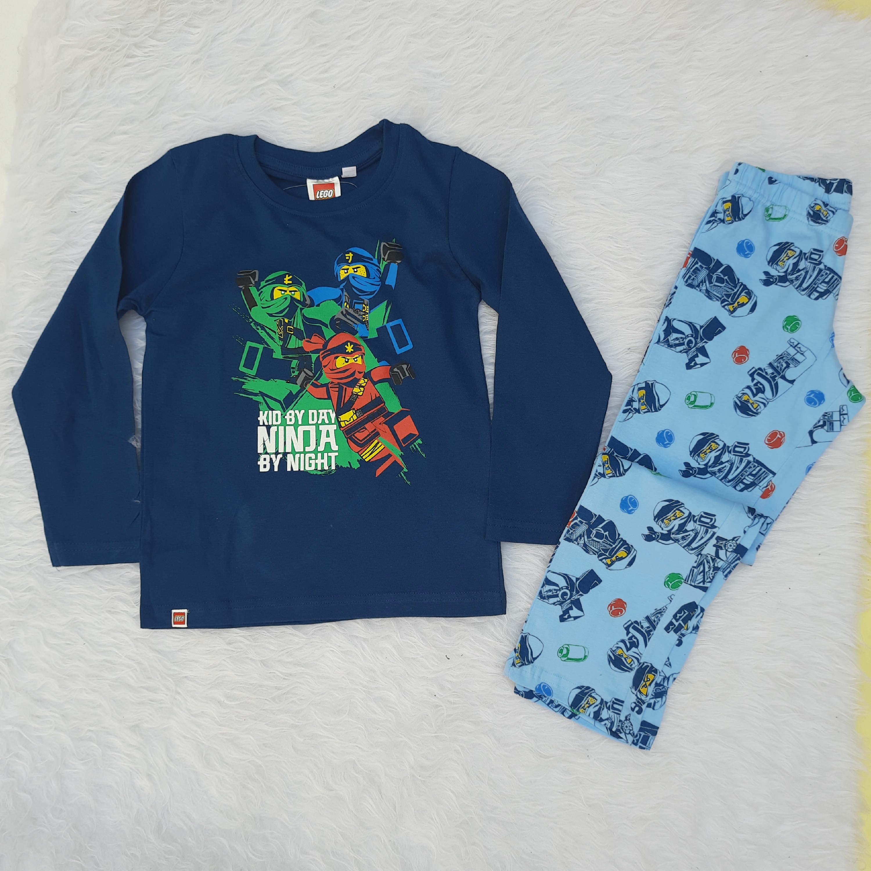 ست خانگی پسرانه هندوستان بلوز شلوار راحتی و خانگی پسرانه 3تا5 ساله وارداتی 