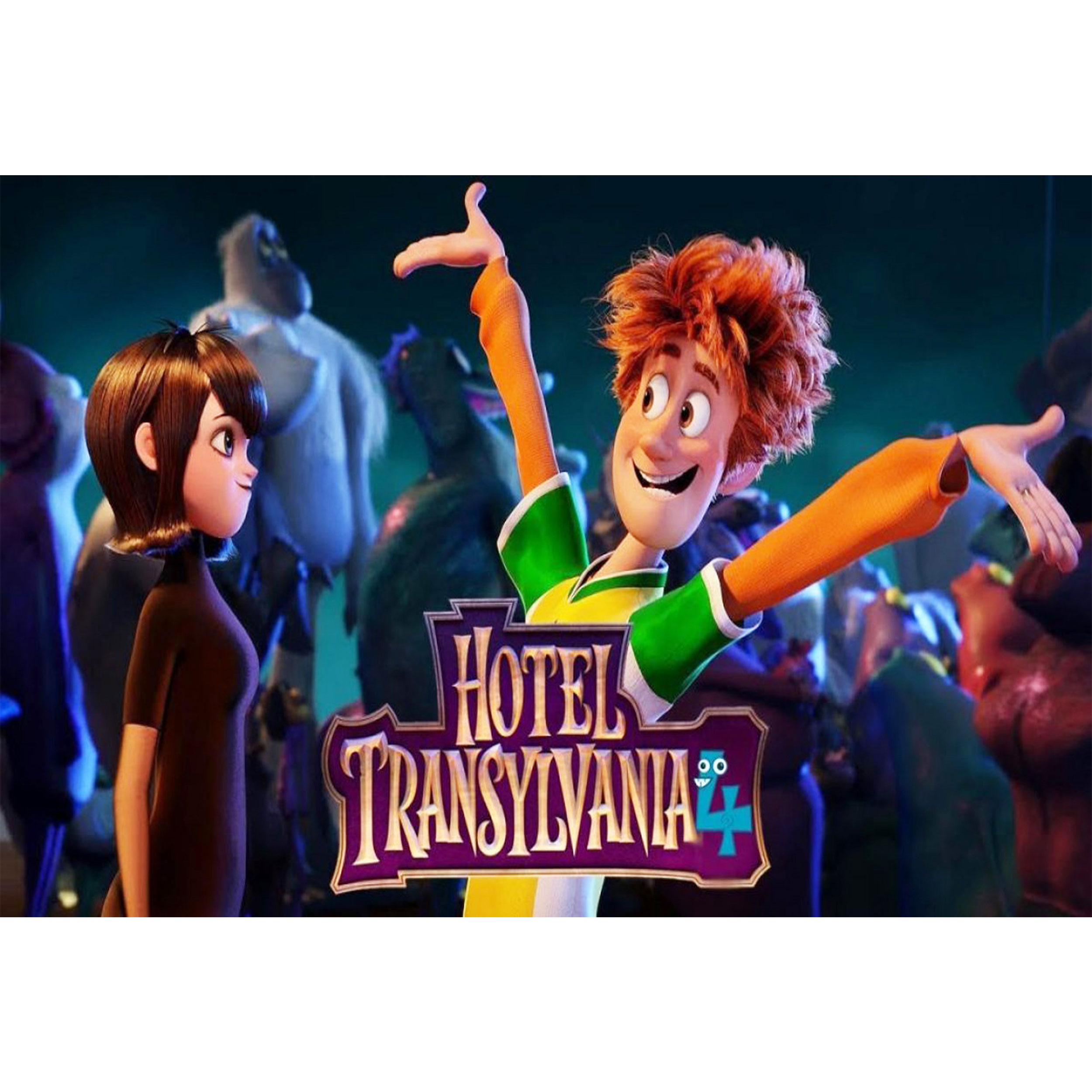 تابلو شاسی مدل کارتون هتل ترانسیلوانیا کد T6091