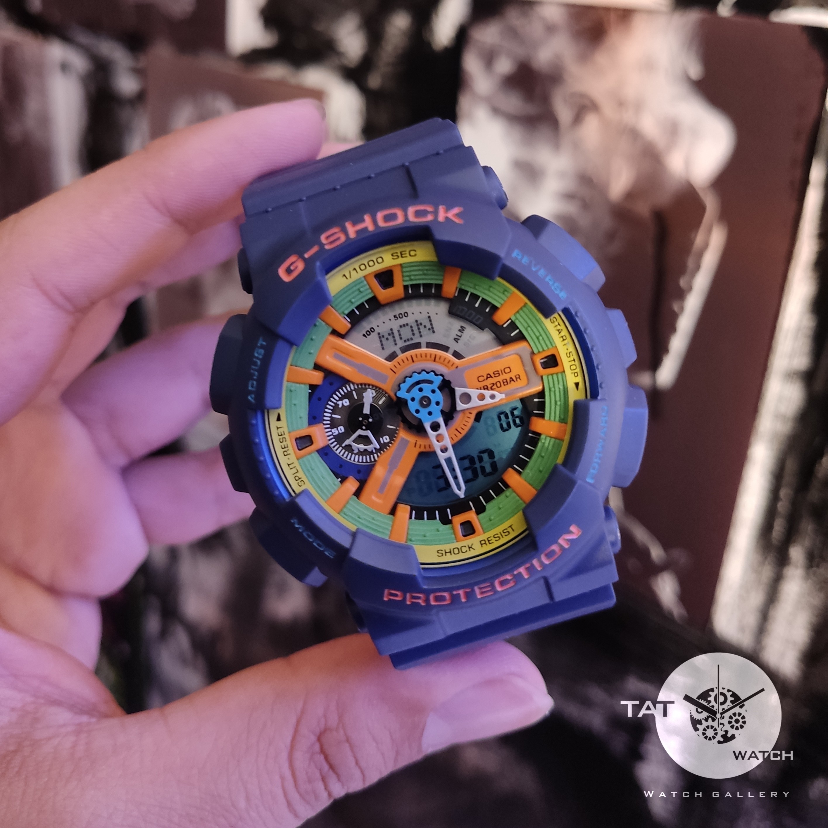 ساعت مچی جی شاکGA110 یک سال گارانتی کیفیت مسترکوالتی جعبه جیشاکG-Shock 