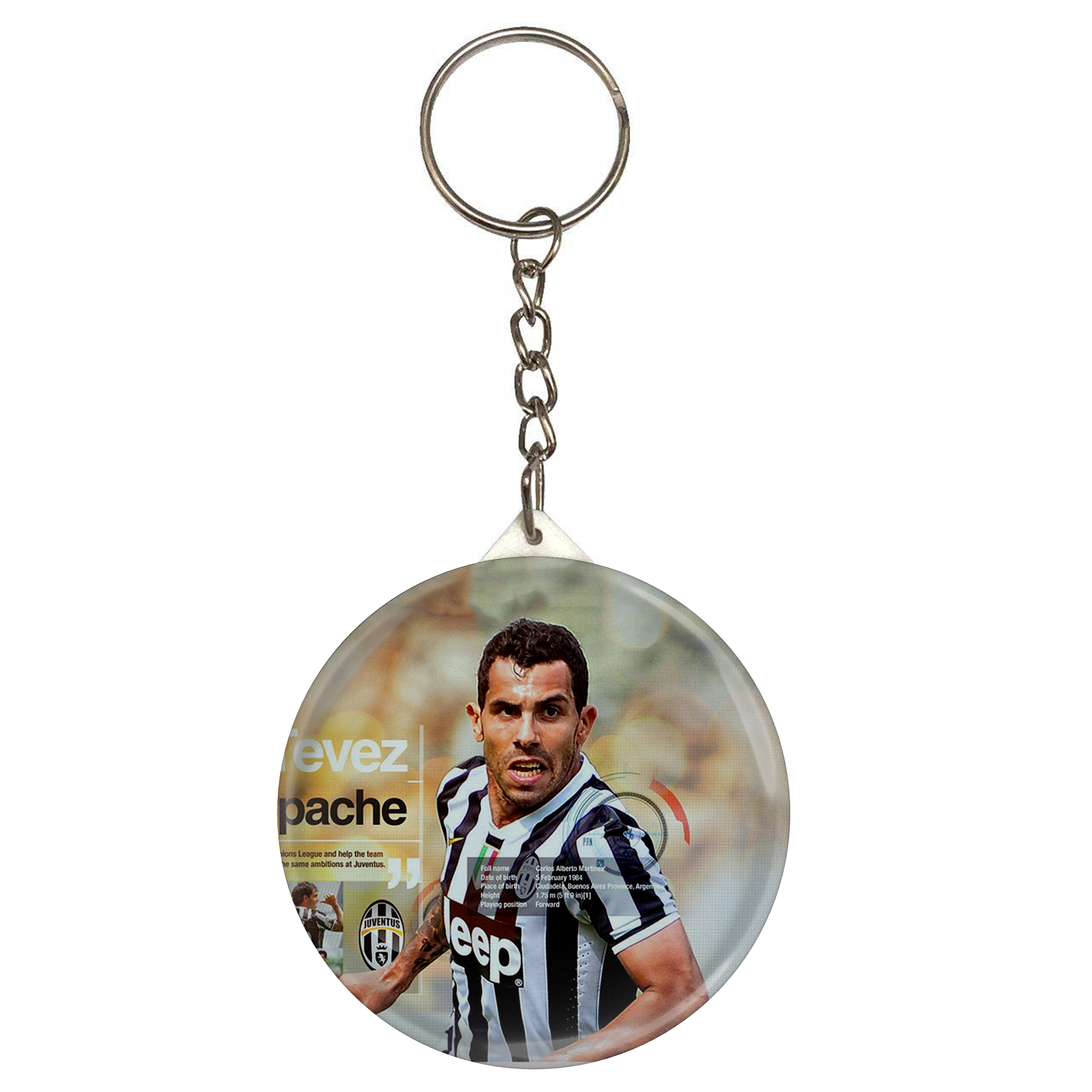 جاکلیدی طرح بازیکن آرژانتین یوونتوس ایتالیا کارلوس توس مدل S4599