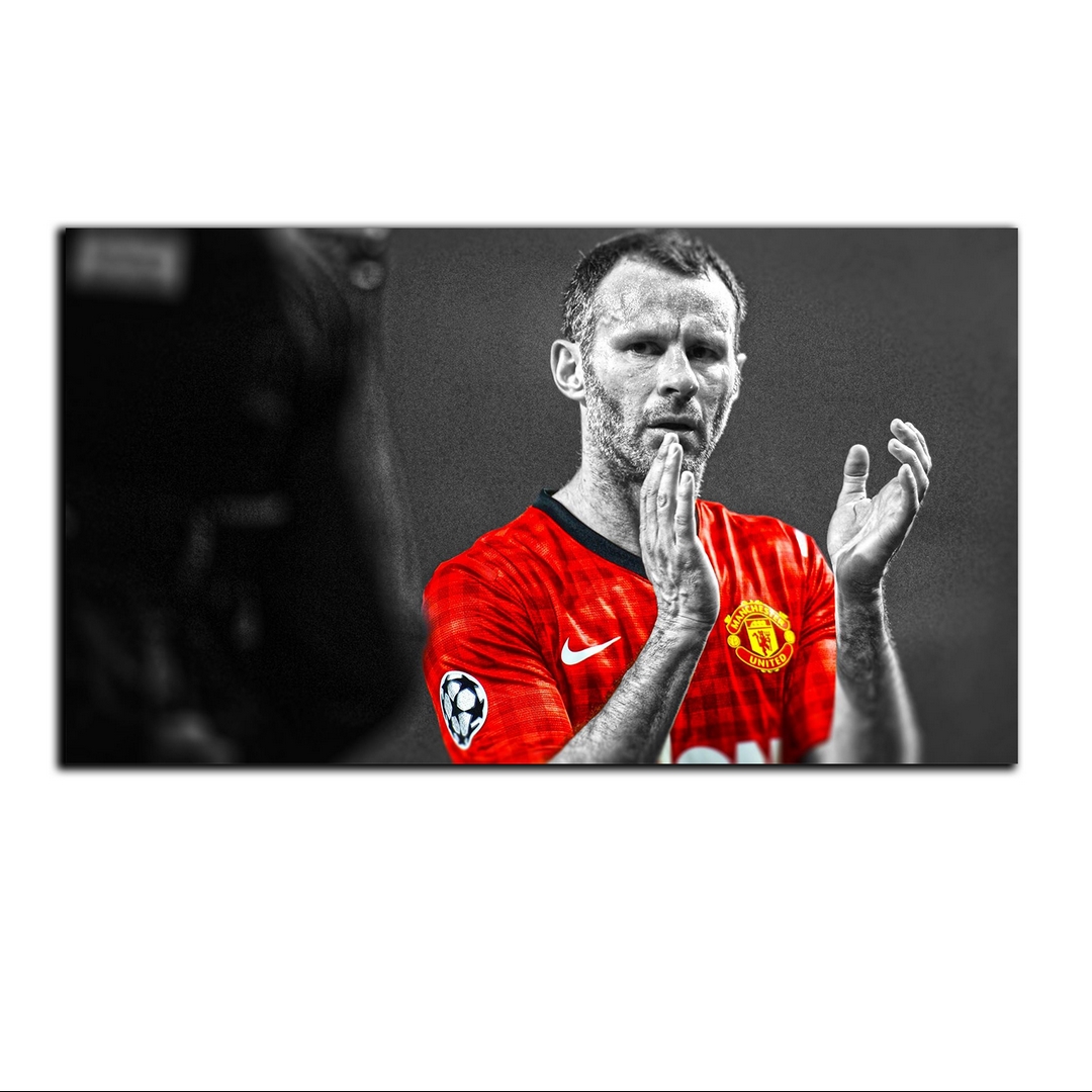 تابلو شاسی بکلیت طرح بازیکن فوتبال رایان گیگز تیم منچستر یونایتد مدل SH-S7116