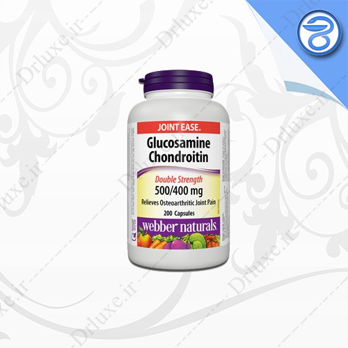 مشخصات، قیمت و خرید کپسول گلوکزامین کندروئیتین سولفات وبر نچرالز 200 عددی - دکتر لوکس