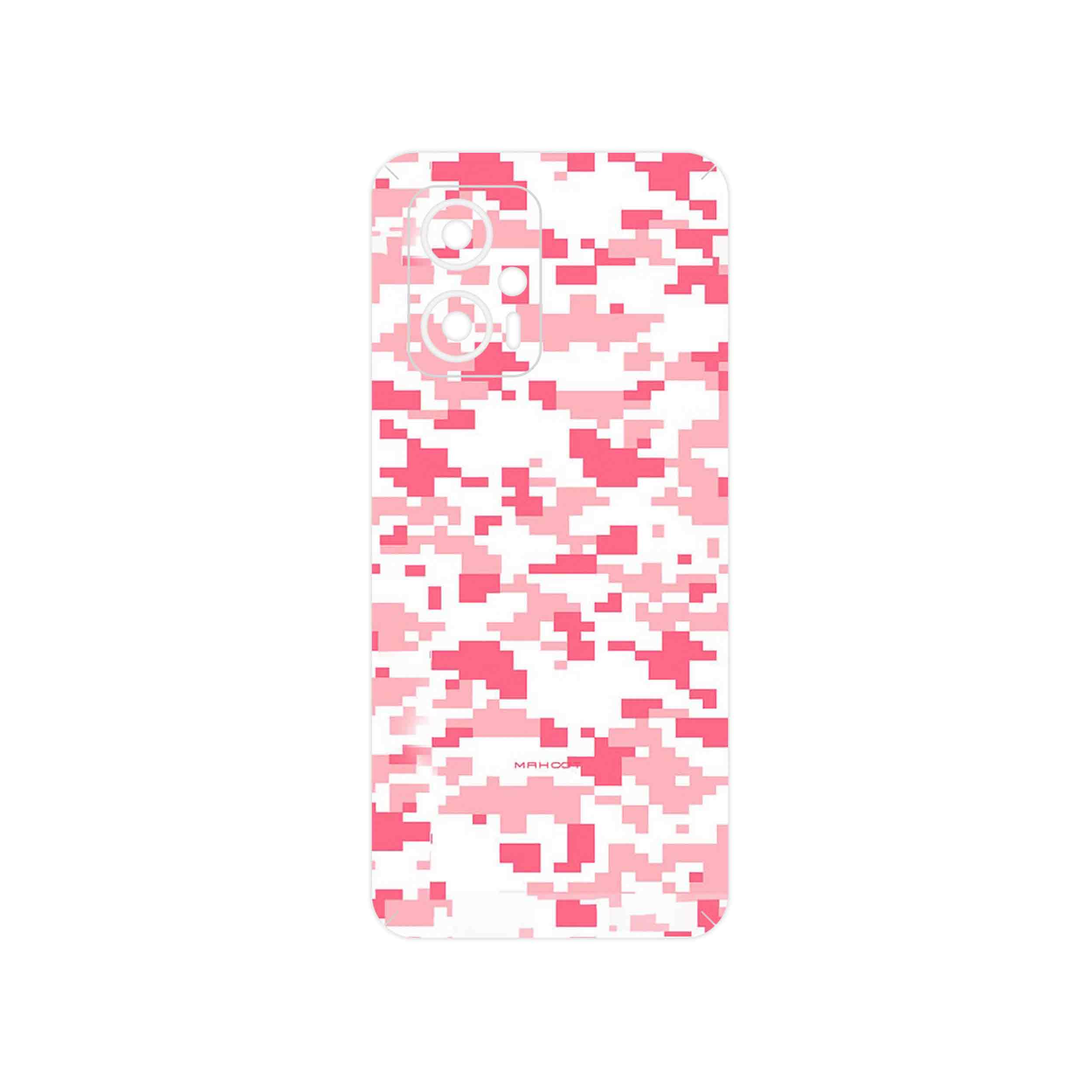 برچسب پوششی ماهوت مدل Army_Pink_Pixel مناسب برای گوشی موبایل شیائومی Poco X4 GT
