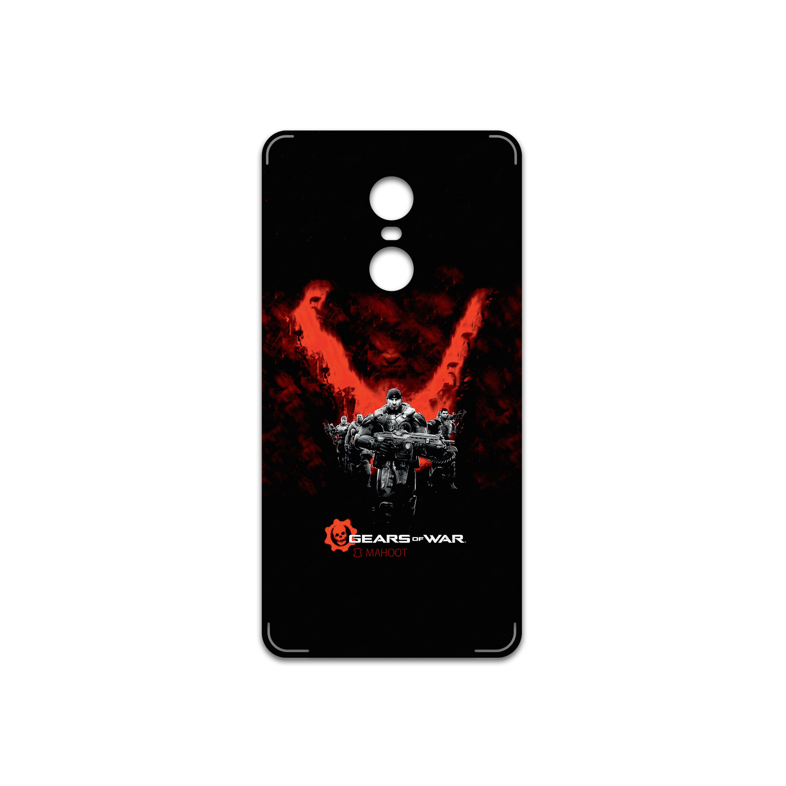 برچسب پوششی ماهوت مدل GEARS-OF-WAR-Game مناسب برای گوشی موبایل شیائومی Redmi Note 4X