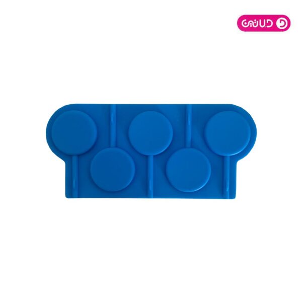 قالب سیلیکونی آبنبات گرد ساده متوسط 5 خانه