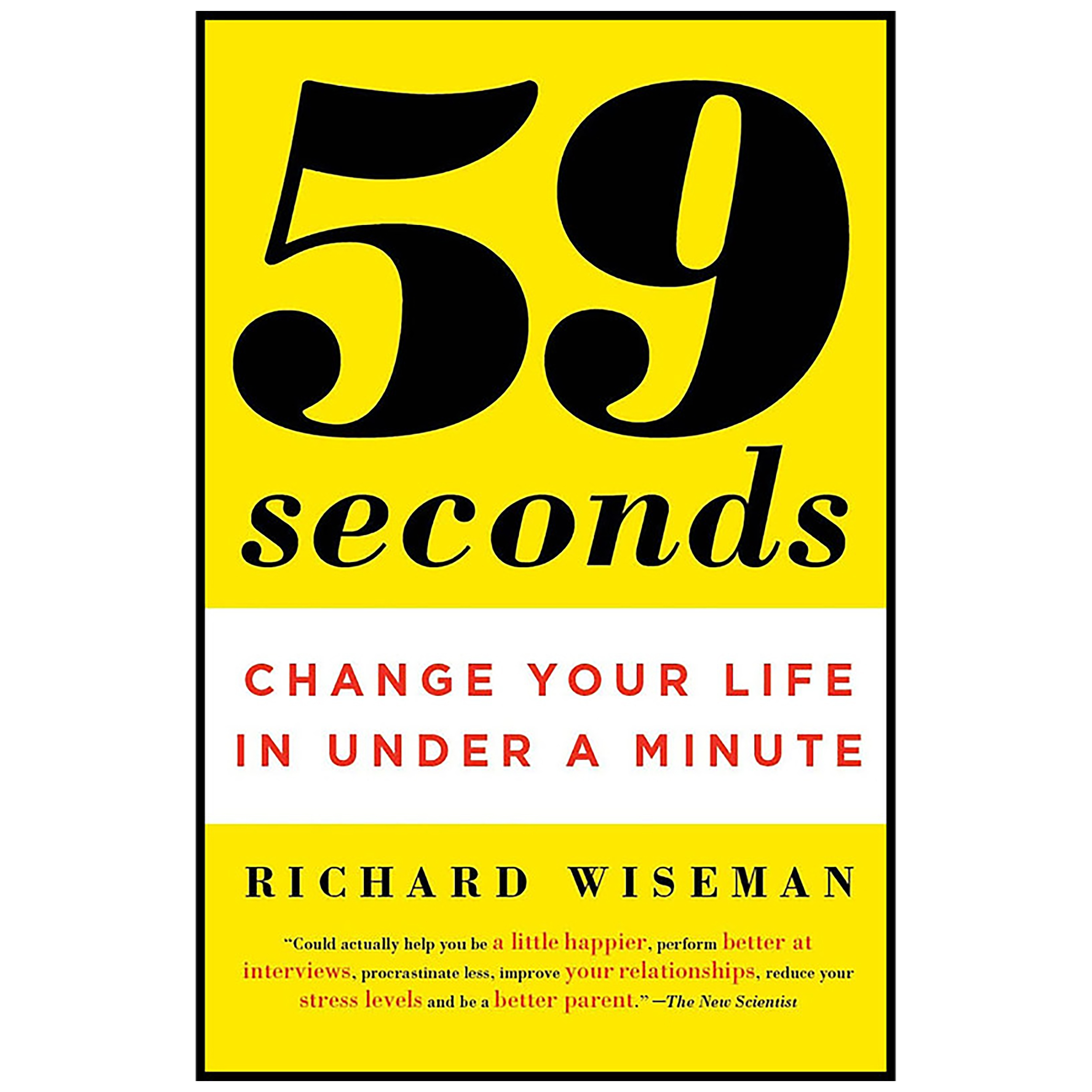 کتاب 59 Seconds اثر Richard Wiseman انتشارات Anchor