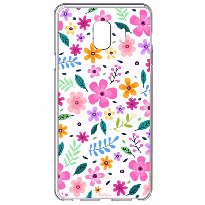 کاور طرح گل مناسب برای گوشی موبایل سامسونگ Galaxy J4 