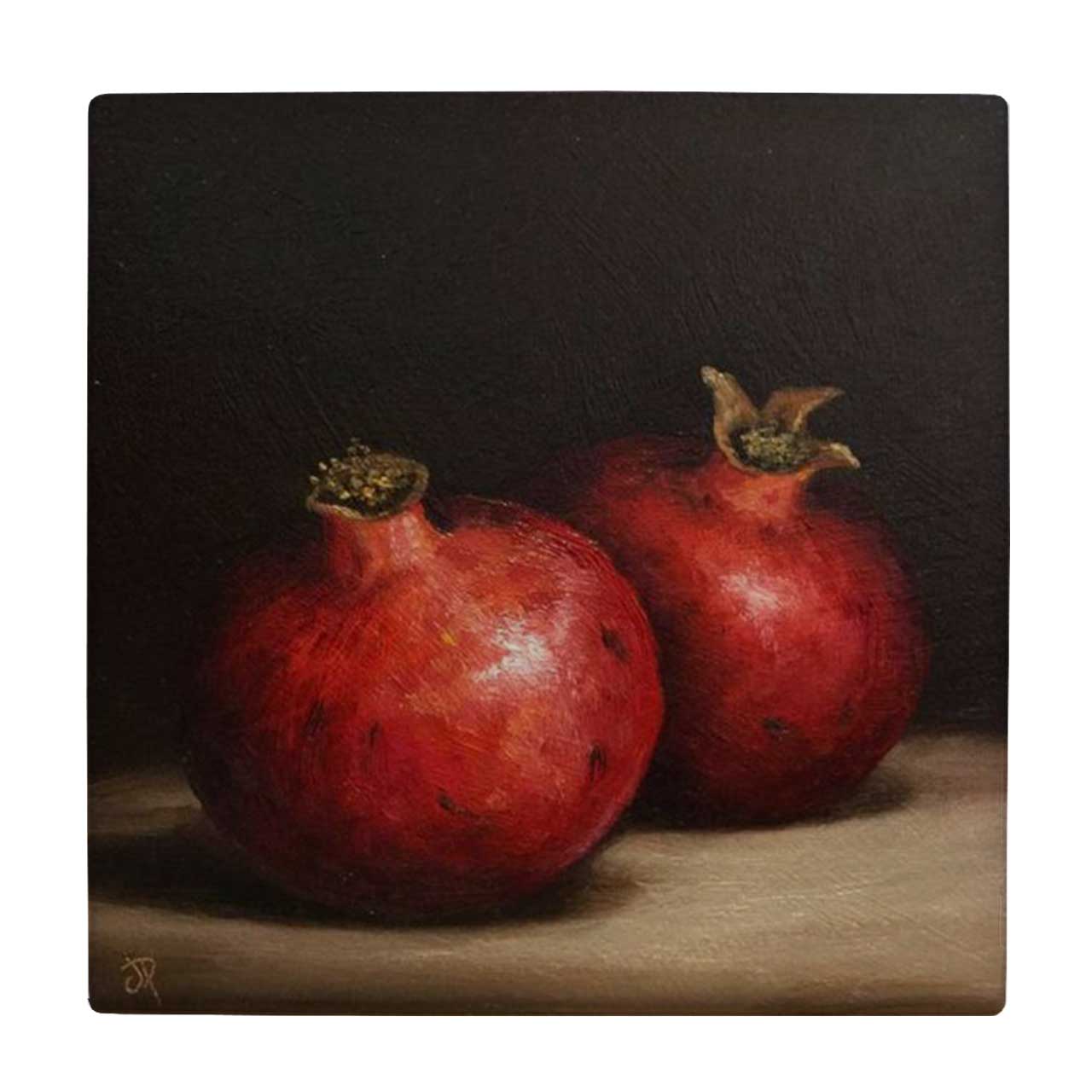  کاشی طرح نقاشی انار کد wk1037