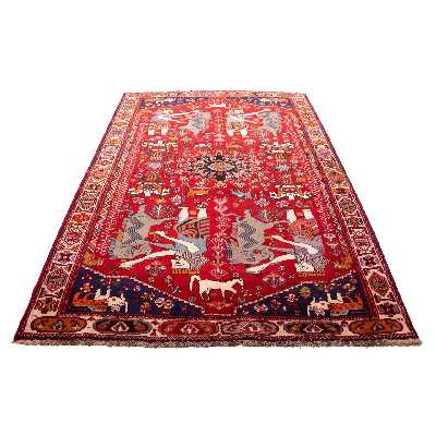 فرش دستباف قدیمی پنج و نیم متری سی پرشیا کد 179123