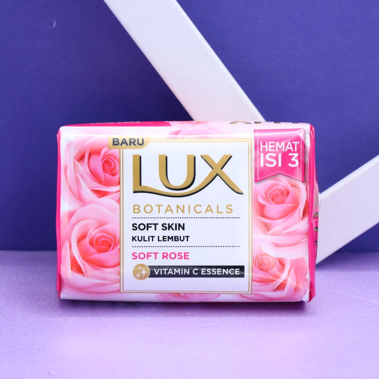 صابون لوکس گل رز LUX SOFT ROSE حجم 110 گرم کد 91742