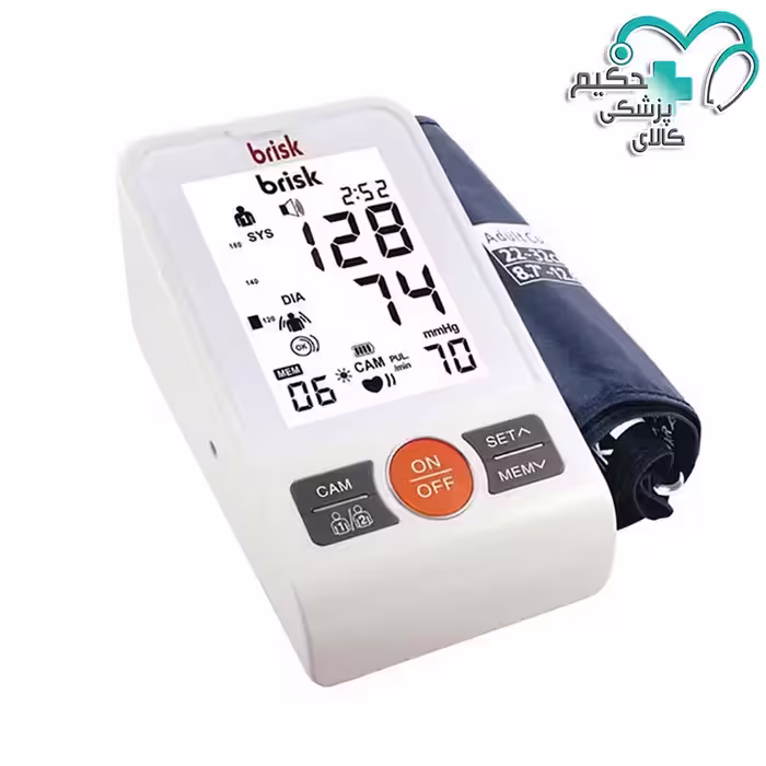 فشارسنج دیجیتال سخنگو بازویی بریسک مدل Brisk PG 800B16