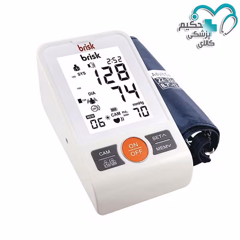 فشارسنج دیجیتال سخنگو بازویی بریسک مدل Brisk PG 800B16