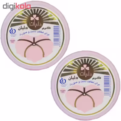 کرم مرطوب کننده دلبان مدل DB02 حجم 90 میلی لیتر مجموعه 2 عددی