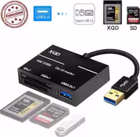 تبدیل TYPE-C اونتن مدل Type-c to XQD2.0  card Reader (3.0) OT-9189